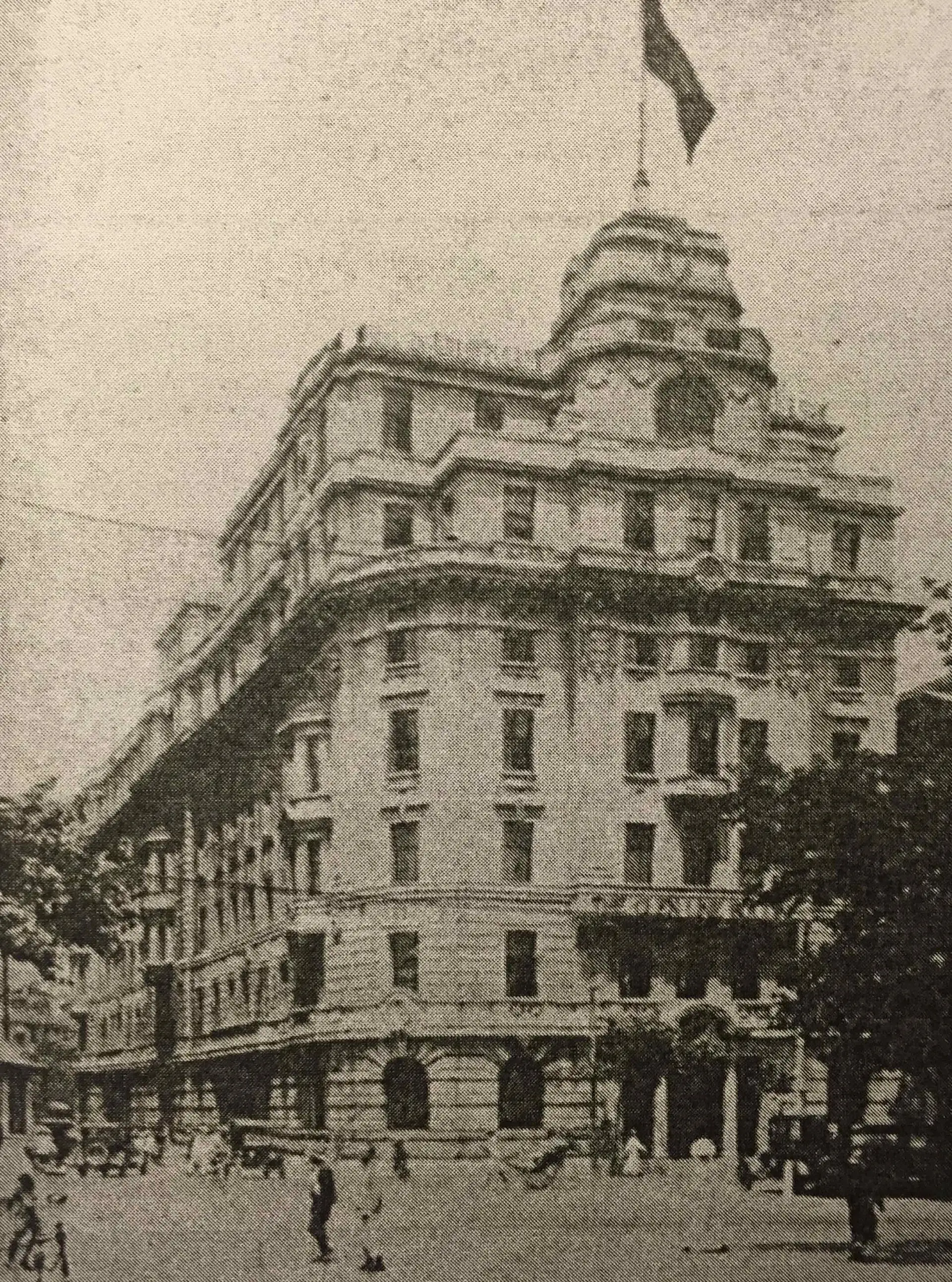 The Glen Line Building at the corner of Peking Road and the Bund, 1939.